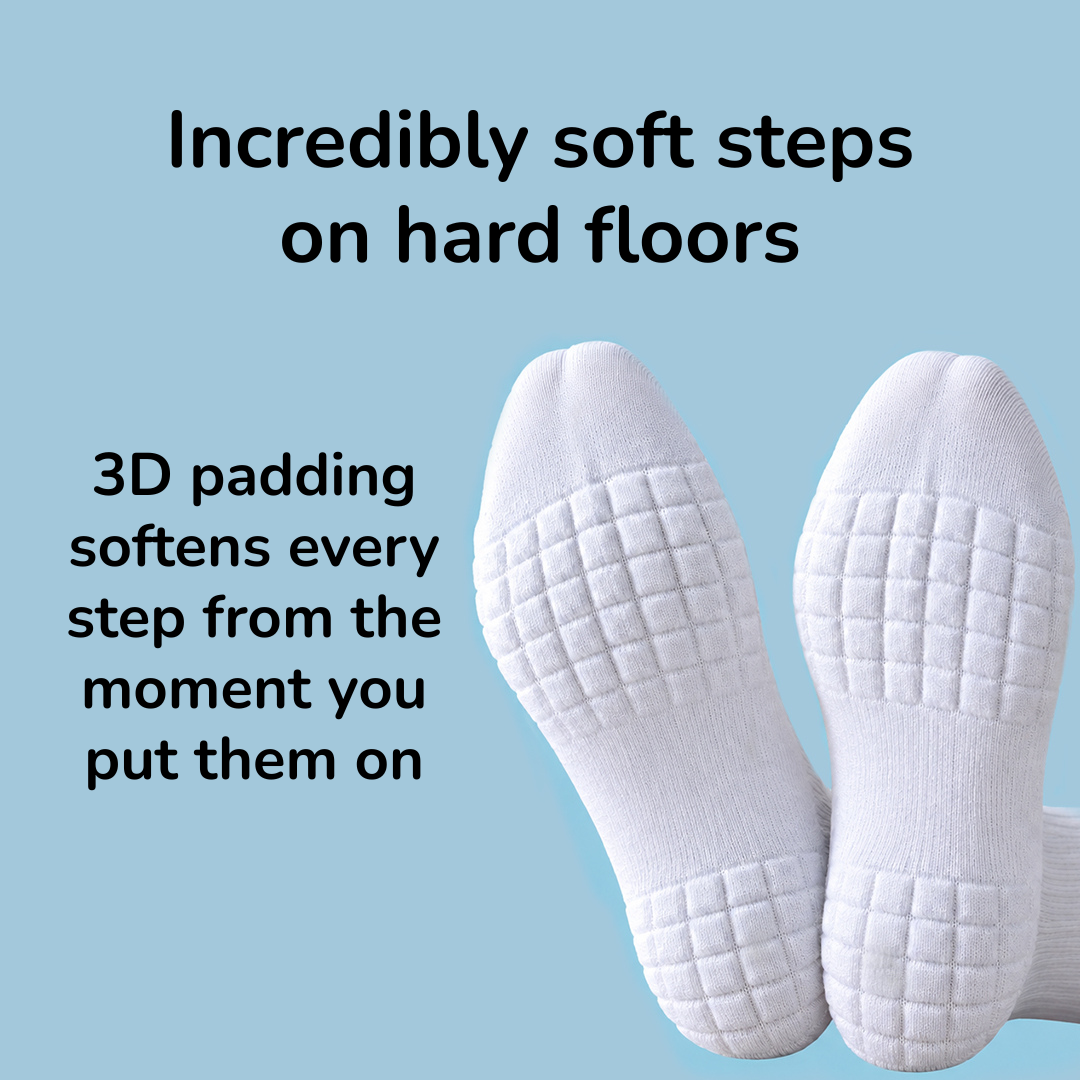 PadBack Cushion Socks Feel the Relief From Your Very First Step!