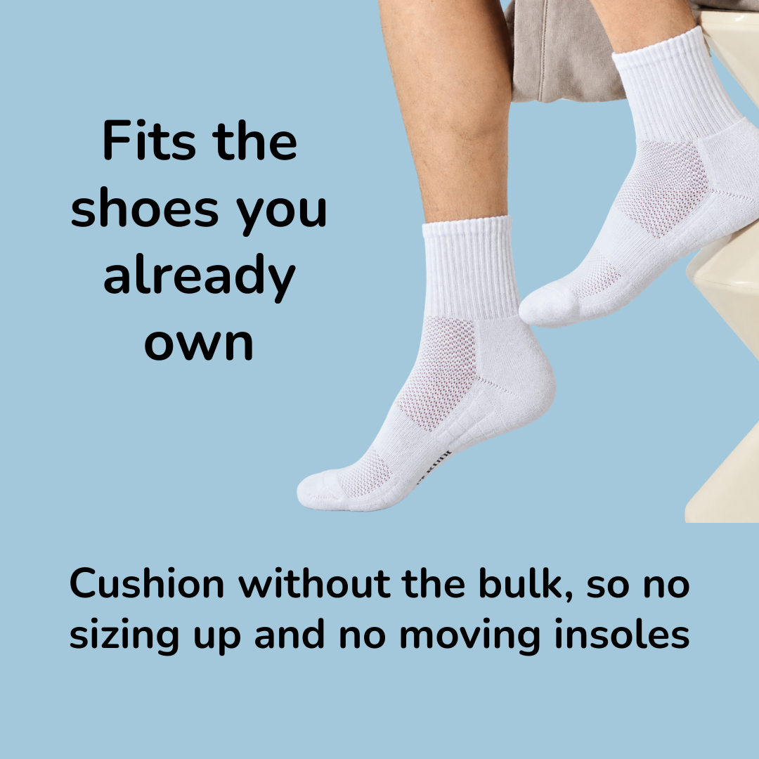 PadBack Cushion Socks Feel the Relief From Your Very First Step!