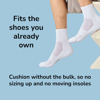PadBack Cushion Socks Feel the Relief From Your Very First Step!